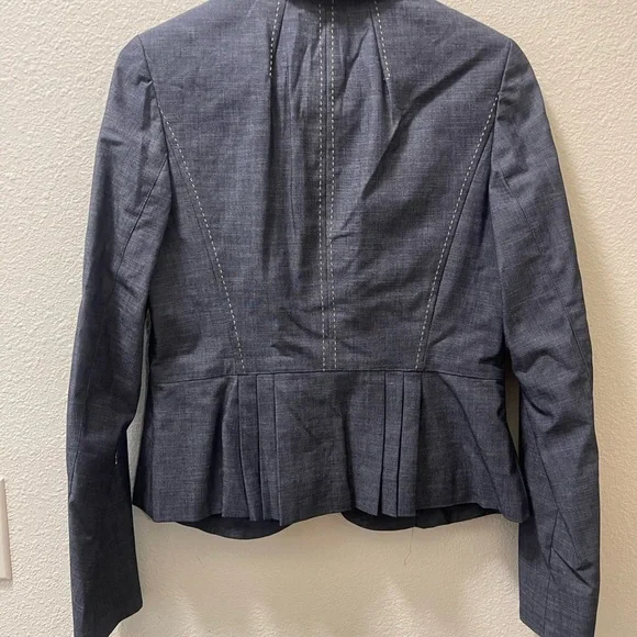 Ann Taylor LOFT Women's Dark Gray Blazer and pants set. - Picture 3 of 6